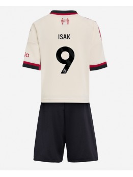 Liverpool Alexander Isak #9 Dječji Gostujuci Dres kompleti 2025-26 Kratak Rukavima (+ kratke hlače)